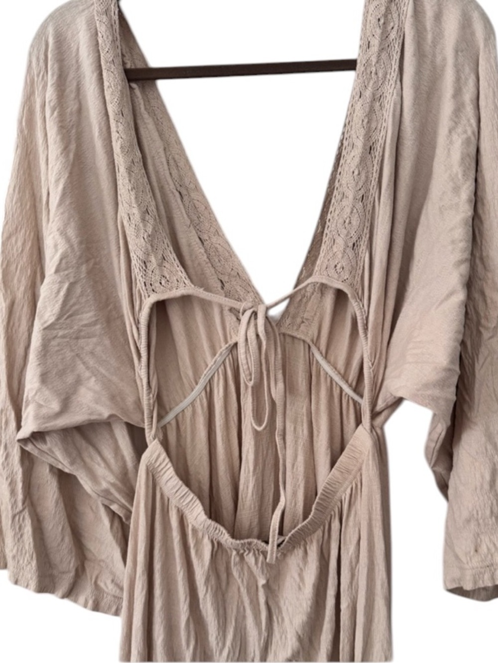 Free People Maxi Dress in Light Beige - Picture 6 of 7